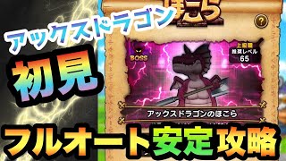 【ドラクエウォーク】新ほこらアックスドラゴンを初見フルオート安定攻略！【ドラゴンクエストウォーク】