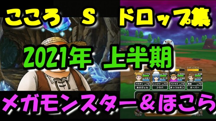 【ドラクエウォーク】　こころ直Sドロップ集 2021年上半期　＃ドラクエウォーク.＃DQウォーク.＃スマートウォーク.#ドラクエ2.＃こころS.＃メガモンスター.＃ほこら.＃遊園地.