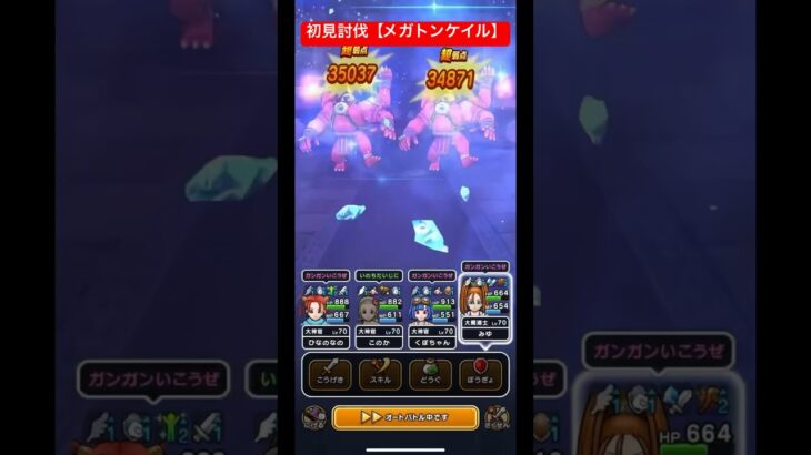 初見討伐！【メガトンケイル】#ドラクエウォーク #dqw