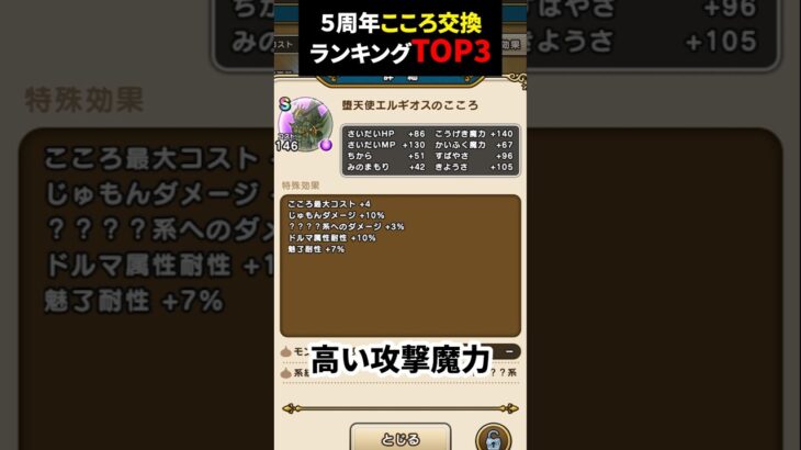 【ドラクエウォーク】５周年記念こころプレゼント交換所ランキングTOP3！【DQウォーク】2024年10月5日