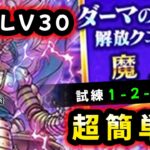 【ドラクエウォーク】魔人LV30！ダーマの試練１～４まで超簡単攻略！！【DQウォーク】