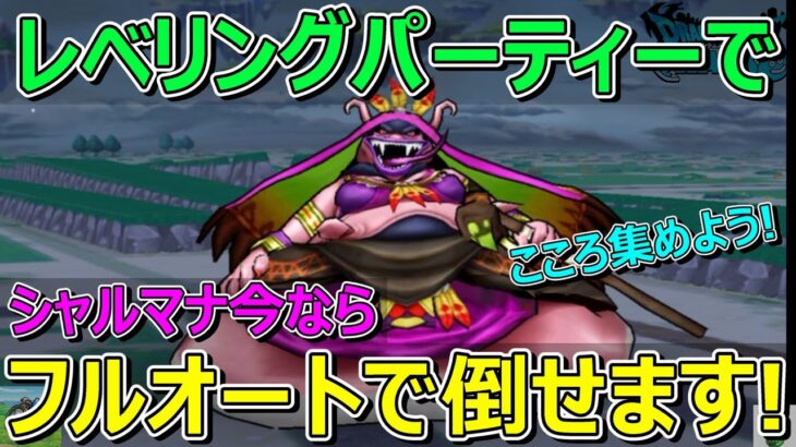 【ドラクエウォーク】今ならシャルマナフルオートで倒せます！押し切れます！使用武器4パターン！