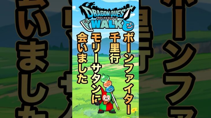 【ドラクエウォーク】モリーサタンに会いました #dqw #ドラクエウォーク #ドラクエ