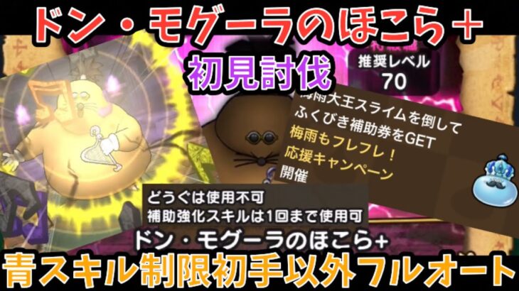 【ドラクエウォーク】ドン・モグーラのほこら＋ 初見討伐 最初以外フルオートでおk【ドラゴンクエストウォーク】