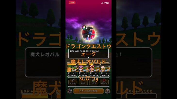 @syoku2n1 魔犬レオパルドのこころ直Sドロップ٩(ˊᗜˋ*)و 【ドラゴンクエストウォーク】【ドラクエウォーク】