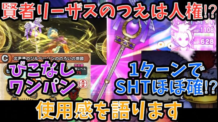 【ドラクエウォーク】今後の武器次第では人権に変わる！！！ 賢者リーザスのつえ の使用感を語ります【ドラゴンクエストウォーク】