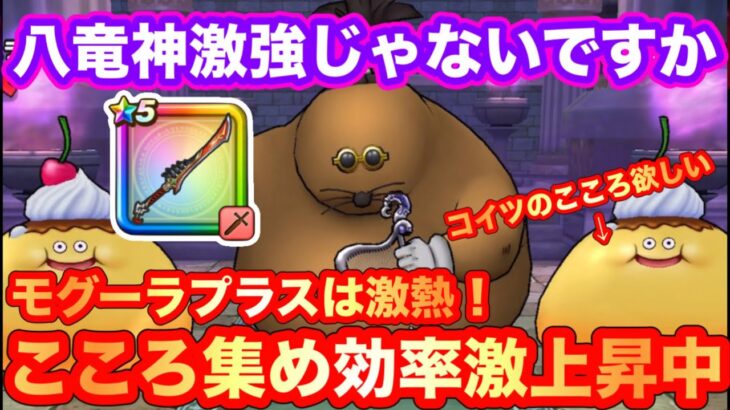 【ドラクエウォーク】八竜神の剣。激強じゃないですか！ドン・モグーラ＋は激熱！スライムプティングのこころ集め効率激上昇中。【ドラゴンクエストウォーク】