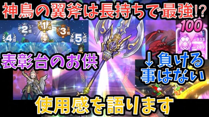 【ドラクエウォーク】便利機能と高火力で汎用最強！！！ 神鳥の翼斧 の使用感を語ります【ドラゴンクエストウォーク】
