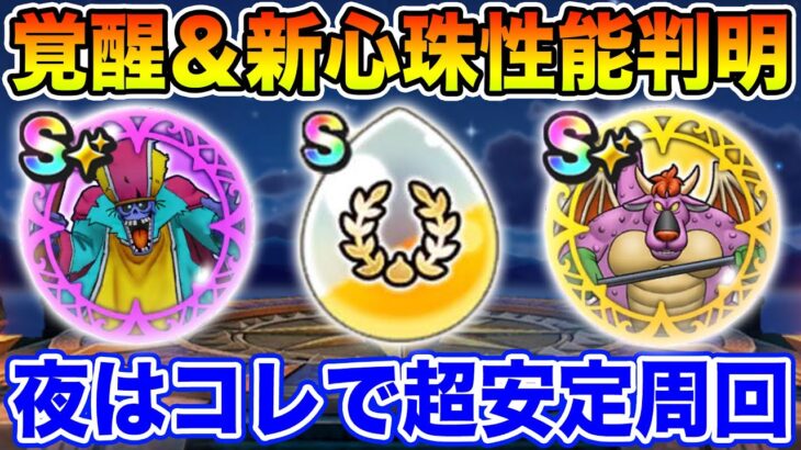 【ドラクエウォーク】こころ覚醒2種＆6周年心珠性能判明…これは全力周回!! 夜もこれで安定周回です!!【DQW】