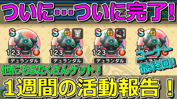 【ドラクエウォーク】ついについに4S！1週間の活動報告・プレイ状況共有！他にもSゲットだぜ！