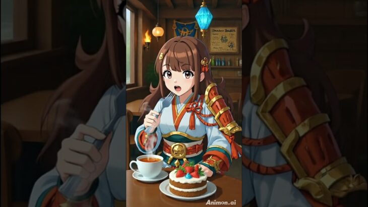 無料AIジブリ風の食事